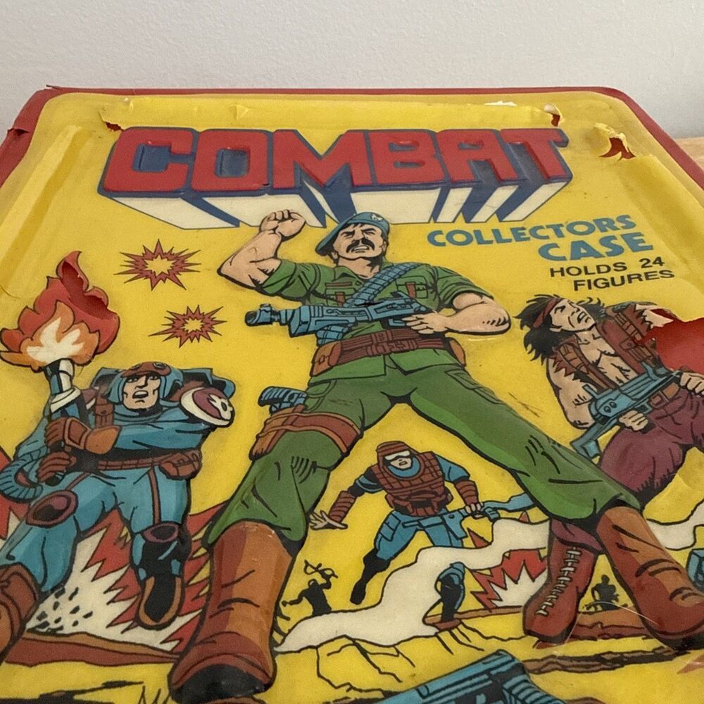 Vintage Tara Toys GI Joe Combat Collectors Case for Figures Read - Picture 12 of 14